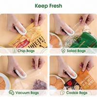 Clip de scellage alimentaire électrique mini, écologique, durable, facile à utiliser, outil de cuisine multifonctionnel, usage domestique, plastique PC