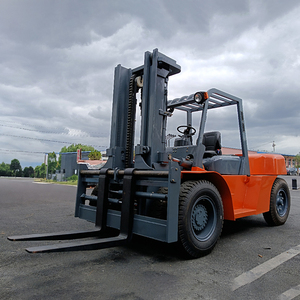 HH K100 grande pesante 8 Ton 10 Ton Diesel/benzina/gpl/elettrico carrello elevatore sedile elettrico comando elettrico lato del cambio pneumatico - Product Image 1