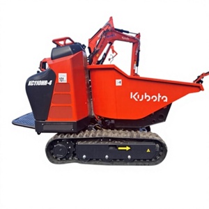 Mini-dumper de construction Kubota KC110HR-4 d'occasion, alimenté au diesel, avec chargeur sur chenilles, capacité de la benne de 0,3 m³ et forte puissance de creusement - Product Image 4