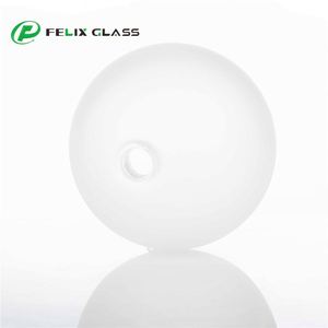 Abat-jour en verre borosilicate soufflé à la main, givré, transparent, ambré, noir, personnalisé, filetage G9 pour luminaires suspendus - Product Image 2