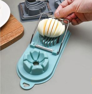 Tranche-œufs multifonctionnel en acier inoxydable de qualité supérieure, coupe-œufs fantaisie, coupe-précision pour des œufs parfaitement coupés à chaque fois, durable - Product Image 3