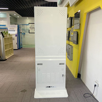 Kiosque à écran tactile TV vertical de 49 pouces au sol Lecteur de publicité d'intérieur Signalisation numérique LCD
