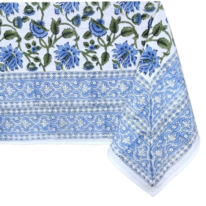Vestiti da tavolo con fiori per feste con Logo personalizzato con stampa a mano copertura per tavolo rotondo da caffè - Product Image 4