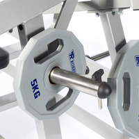 Équipement de fitness Explosive Models : Banc de musculation horizontal isolaire à charge de plaques en acier galvanisé Q235 pour usage commercial en salle de sport