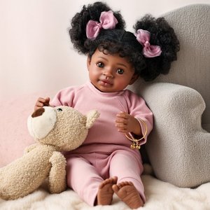 Babeside 20 ''afro-américain Tiana fille plus âgée poupée Reborn visage souriant Reborn bébé fille - Product Image 5