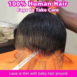 Glueless 360 đầy đủ ren tóc giả trong làn sóng tự nhiên sâu phong cách xoăn được làm từ tóc Việt Nam với HD ren phía trước màu sắc tự nhiên - Product Image 2