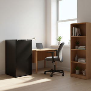 Refrigerador Compacto de 3.2 Pies Cúbicos, Una Puerta, Eficiente Energéticamente, Negro, Independiente - Product Image 2