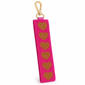 Sstringz Llavero de Corazón con Cuentas Premium Hecho a Mano, Soporte para Llaves con Cuentas Coloridas, Bonito Colgante para Bolso, Venta al por Mayor, Uso Personalizado, En Venta - Product Image 2
