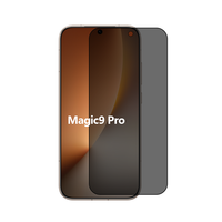 Protection d'écran en verre trempé pour téléphone portable, anti-rayures, anti-espionnage, confidentialité, vente en gros, 9H 2.5D, pour Honor Magic 7 8 9 Pro Max