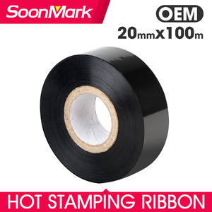 30Mm * 100M Tem Nóng Lá Gói Thực Phẩm Mã Hóa <span class=keywords><strong>Ribbon</strong></span> In Ấn Truyền Nhiệt Vàng <span class=keywords><strong>Ribbon</strong></span> Cho Thời Hạn Sử Dụng <span class=keywords><strong>Ribbon</strong></span> In Ấn - Product Image 3