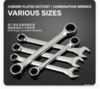 Jeu de douilles à cliquet professionnel de haute qualité OEM 37 pièces 1/4'' avec coffret rigide # Ensemble d'outils à main en acier 45