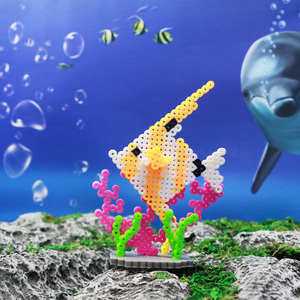 Jouet promotionnel enfant en bas âge bloc de construction jouets 5mmFuse <span class=keywords><strong>perles</strong></span> Kit Hama <span class=keywords><strong>perles</strong></span> Perler 3D oiseau animal fruit artisanat bricolage <span class=keywords><strong>perles</strong></span> <span class=keywords><strong>à</strong></span> <span class=keywords><strong>repasser</strong></span> - Product Image 4