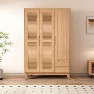 Armario doble extragrande moderno con cajones expandibles, armario sólido simple para techo de dormitorio o apartamento - Product Image 4