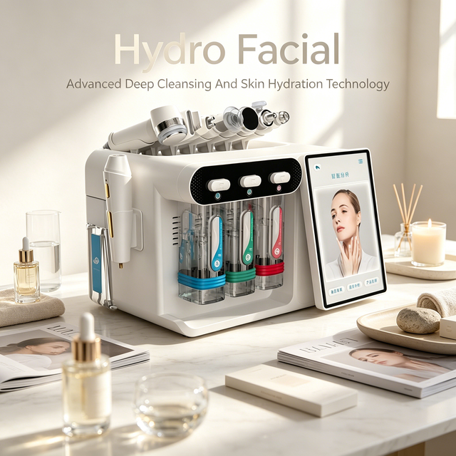 Advanced Hydro Facial Machine for Facial Cleansing Skin Tightening and Glow Care