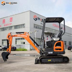 รถขุดไฮดรอลิกขนาดเล็ก 1.8 ตัน พร้อมส่งฟรี ได้รับมาตรฐาน CE EPA EURO5 เครื่องยนต์ Kubota รถขุดไฮดรอลิกขนาดเล็กสำหรับงานเกษตร ขาย - Product Image 3
