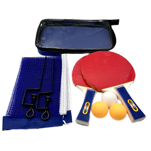 Juego <span class=keywords><strong>de</strong></span> raqueta <span class=keywords><strong>de</strong></span> tenis <span class=keywords><strong>de</strong></span> mesa <span class=keywords><strong>de</strong></span> goma <span class=keywords><strong>de</strong></span> alta calidad profesional con 3 bolas y 1 red - Product Image 2