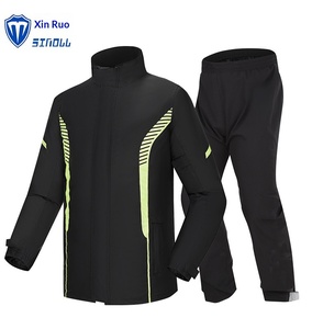 Conjunto de Pantalones y Chaqueta Impermeable para Hombre, 100% Nailon, 100g, para Motociclistas, Repartidores de Comida, Protección Completa del Cuerpo en Invierno - Product Image 1