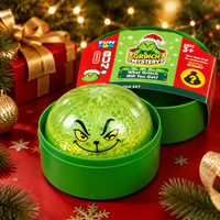   Jouet Squishy Grinch de Halloween, boule anti-stress à remontée lente, jouet sensoriel doux à presser, cadeau amusant pour enfants et adultes