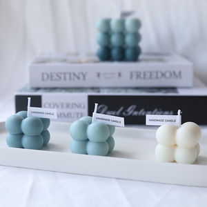 Bougie à la cire de soja, 50 pièces, faite à la main, petites, mignonnes, parfumées, vente en gros - Product Image 3