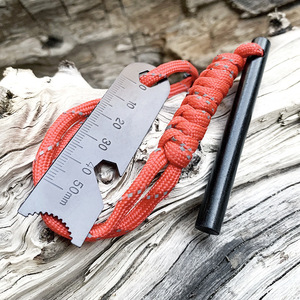 Outdoor <b>Fire</b> Starter Magnesium Rod With Scraper Camping Survival <b>Tool</b> 8x80mm 10x100mm 12.7x127mm - Product Image 4