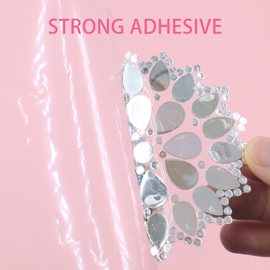 装饰性感美女女孩胸盖宝石乳头糊状钻石乳头馅饼水晶馅饼乳头贴纸 - Product Image 3