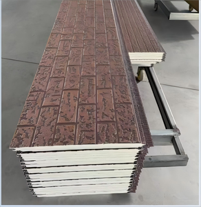 Panneau gravé en métal polyuréthane | Panneau intégré d'isolation et de décoration | Revêtement de mur extérieur et de toit - Product Image 4