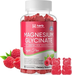 Gummies naturelles pour le sommeil, vitamines gélifiées, 400 mg de glycinate de magnésium, complément en marque blanche, gummies de magnésium pour le sommeil - Product Image 1