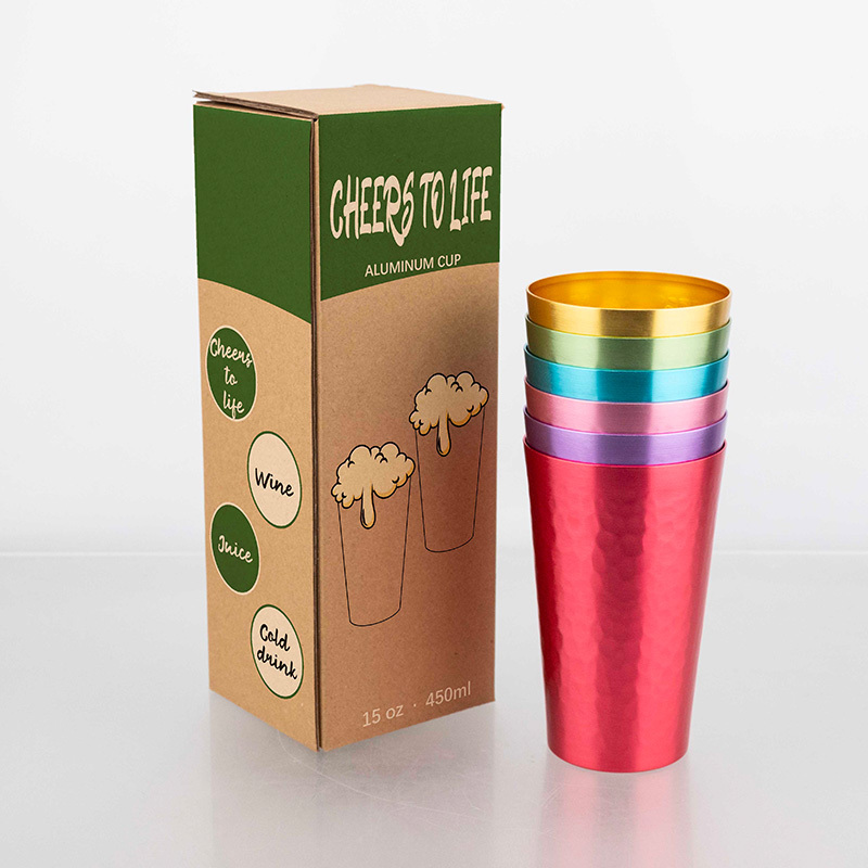 Wholesale Disposable Aluminum 12oz Recycle Mug