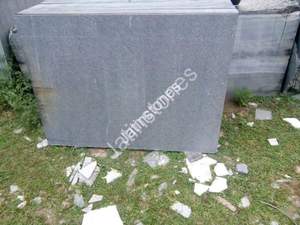 แผ่นหินแกรนิตสีดำธรรมชาติและกระเบื้องสำหรับเคาน์เตอร์ครัว พื้น ผนังหุ้ม ห้องน้ำ และหินตกแต่งภายใน - Product Image 2