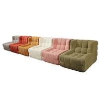 JJY-059 Sofá Esquinero Moderno de Alta Calidad, Sillón Individual Minimalista, Compacto para Comedor, Dormitorio, Hotel, Escuela, Sala de Estar