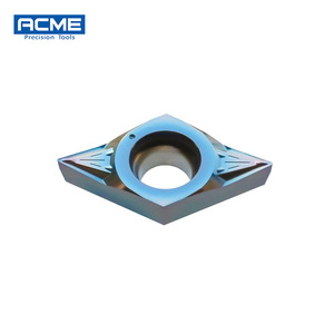 Outils de tournage CNC de type ACME - Plaquettes en carbure VCGT110301/02/04-SKC carrées, revêtement PVD, OEM, à bords tranchants, brise-paillettes 3D pour petites pièces - Product Image 3