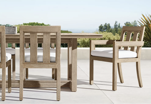 Ensembles de jardin modernes extérieurs Sassanid Table à manger <span class=keywords><strong>en</strong></span> teck naturel de qualité supérieure - Product Image 5