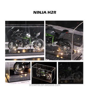 Regalo de Cumpleaños, Motocicleta de Juguete a Escala 1:12, Adornos de Locomotora, Colección con Sonido y Luz, Modelo de Motocicleta de Aleación - Product Image 4