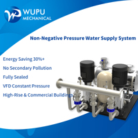 Sistema Completo de Suministro de Agua con Bomba Integrada de Presión Constante y Frecuencia Variable, Sin Presión Negativa, con Bomba de Refuerzo Secundaria