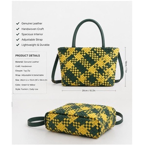 Premium Quality Genuine Leather Ladies Handbag Luxury Designer Shoulder Bag for Women Daily Office and Travel Available For Sale - Product Image 2