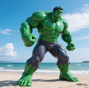 [Personalizado] Escultura de Personaje de Película de Tamaño Real para Decoración Comercial al Aire Libre, Paisaje Urbano, Estatua de <span class=keywords><strong>Hulk</strong></span> de Fibra de Vidrio - Product Image 3