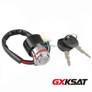 GXKSAT – Pièce de moto de haute qualité : Serrure de contact avec clé et clé de réservoir pour GX-2004, GX-GN125, GN <span class=keywords><strong>125</strong></span> - Product Image 1