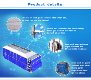 Máquina de Secado Profesional Industrial con Cinta Transportadora de Malla para Procesamiento de Raíces Especiales, como Jerez de Jerusalén y Raíz de Salsify - Product Image 5