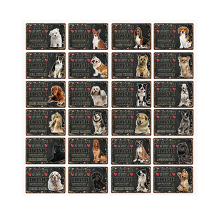 Mascotas <span class=keywords><strong>perro</strong></span> Pit Bull BullDog Husky boxeador signo <span class=keywords><strong>de</strong></span> Metal estaño cartel placa - Product Image 6