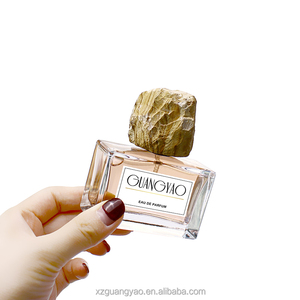 Sang Trọng Rỗng Chai Nước Hoa Sản Xuất 30/50/100Ml Đá Cẩm Thạch Pha Lê Đá Nước Hoa Cap Hình Chữ Nhật Rỗng Nước Hoa Chai Thủy Tinh - Product Image 5