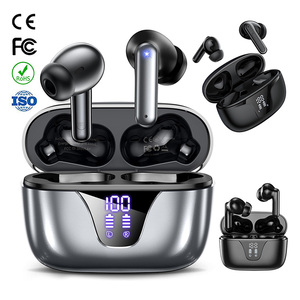 Audífonos Inalámbricos TWS Personalizados, Bestseller en Amazon, con Certificación CE, BQB, UN38.<span class=keywords><strong>3</strong></span>, Pantalla LED, Reducción de Ruido, Bluetooth, Modelo <span class=keywords><strong>3</strong></span> <span class=keywords><strong>Pro</strong></span> - Product Image 1