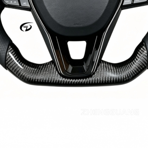 Volant de course sport en fibre de carbone véritable SYX personnalisé pour Toyota Corolla, LC300, LC200, Camry - Product Image 6