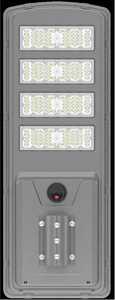 Lampadaire solaire LED 400W en aluminium moulé sous pression IP67 à montage mural, cellule mono-Si, lumière du jour 6000K, certifié CE/RoHS, garantie 2 ans - Product Image 3