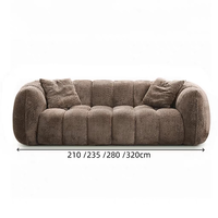 Canapé en forme de citrouille, design moderne, haut de gamme, fait main, en tissu doux, pour salon, meubles d'intérieur