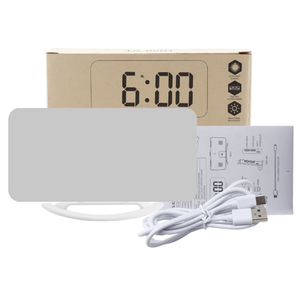 Luminosità regolabile RGB sveglia digitale per camera da letto 4 RGB che cambia colori 7 colori normali <span class=keywords><strong>orologio</strong></span> da tavolo elettronico - Product Image 6