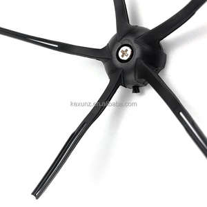 แปรงข้างสีดำ 5 แฉก สำหรับหุ่นยนต์ดูดฝุ่น <span class=keywords><strong>Xiaomi</strong></span> <span class=keywords><strong>Mi</strong></span> Robot Vacuum รุ่นแรก <span class=keywords><strong>Roborock</strong></span> S50 S51 S55 S5 Max E35 T4 T6 อะไหล่แปรงข้าง - Product Image 4