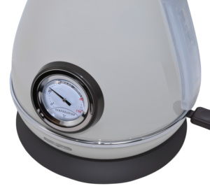 HS-1701 Vintage 1.7L <strong>Pyramid</strong> Electric Water <strong>Kettle</strong> 2200W Fast Boiling Stainless Steel Illuminated Indicator Car Hotel Use - Product Image 2