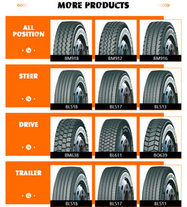 批发耐用哈比铅9.00r20 10.00r20 11.00r20 12.00r20混合道路和采矿道路中国卡车轮胎 - Product Image 6