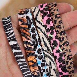 <span class=keywords><strong>Cordones</strong></span> Planos de Poliéster por Transferencia de Calor YH para Zapatillas <span class=keywords><strong>AF1</strong></span> DUNK de Mujer con Estampado de Leopardo, Tigre y Serpiente - Product Image 2