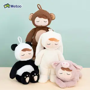 Metoo รูปแบบใหม่กระต่ายนุ่มของเล่นน่ารัก Plushies หมูแพนด้าลิงของเล่นตุ๊กตาเด็ก Peluches ตุ๊กตาและของเล่นตุ๊กตาสัตว์